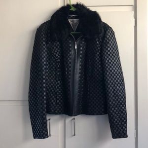 Marvin Richards vintage woven leather jacket